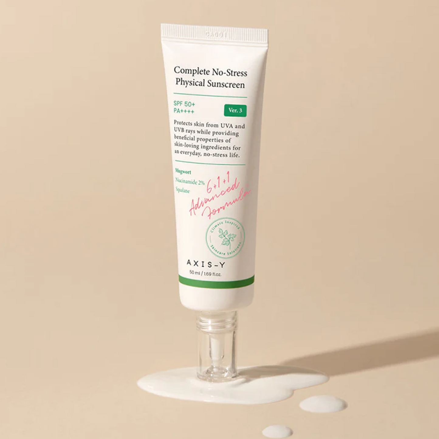 Complete No-Stress Physical Sunscreen SPF50+ PA++++