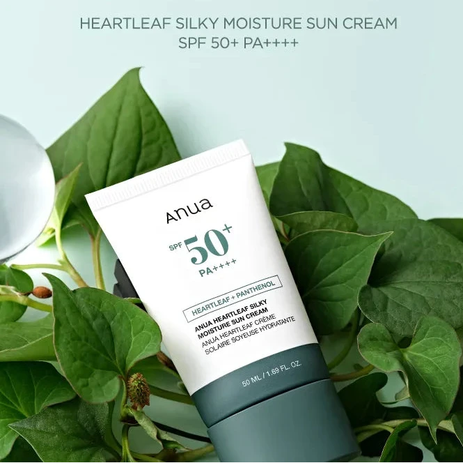 Heartleaf Silky Moisture Sun Cream SPF50+ PA++++