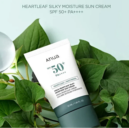 Heartleaf Silky Moisture Sun Cream SPF50+ PA++++