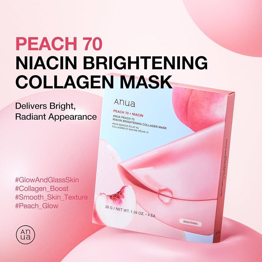 Peach 70 Niacin Brightening Collagen Mask
