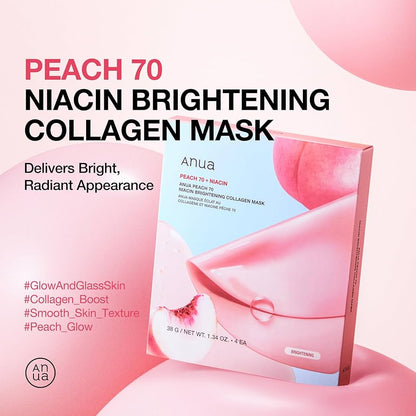 Peach 70 Niacin Brightening Collagen Mask