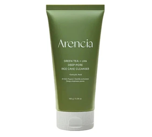 Green Tea + LHA Deep Pore Rice Cake Cleanser
