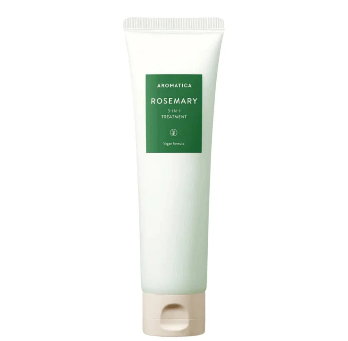 Tube of Aromatica Rosemary 3-in-1 treatment on a white background