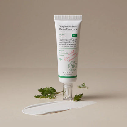 Korean mineral sunscreen with lightweight cream texture by AXIS-Y