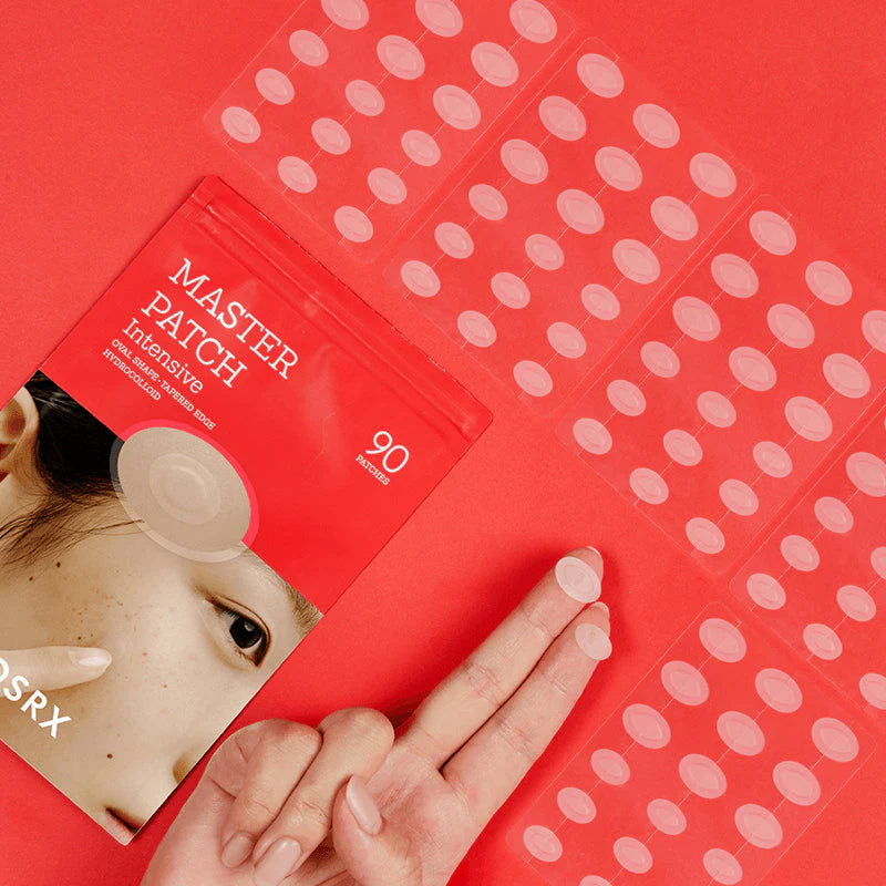 COSRX Master Patch Intensive pimple patches with hydrocolloid technology for blemish treatment and oil control