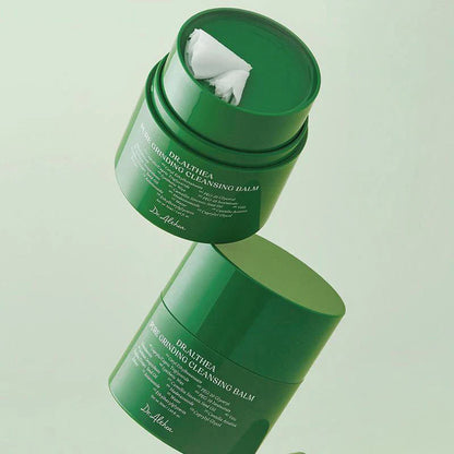 Dr. Althea cleansing balm container with soft emulsifying cleansing oil texture for dry and sensitive skin