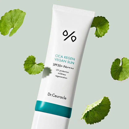 Dr. Ceuracle sunscreen for calming and protecting skin from UV damage