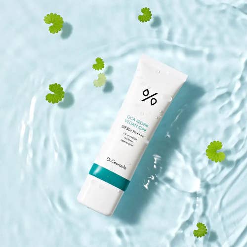 Dr. Ceuracle cica sunscreen in water for lightweight daily sun care