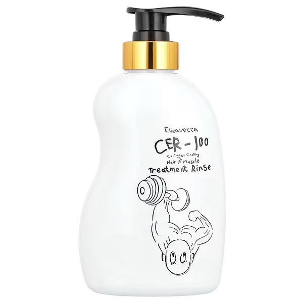Elizavecca CER-100 Collagen Coating Hair Muscle Treatment Rinse bottle for damaged hair repair