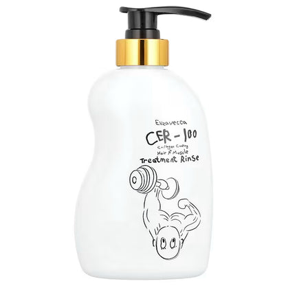 Elizavecca CER-100 Collagen Coating Hair Muscle Treatment Rinse bottle for damaged hair repair