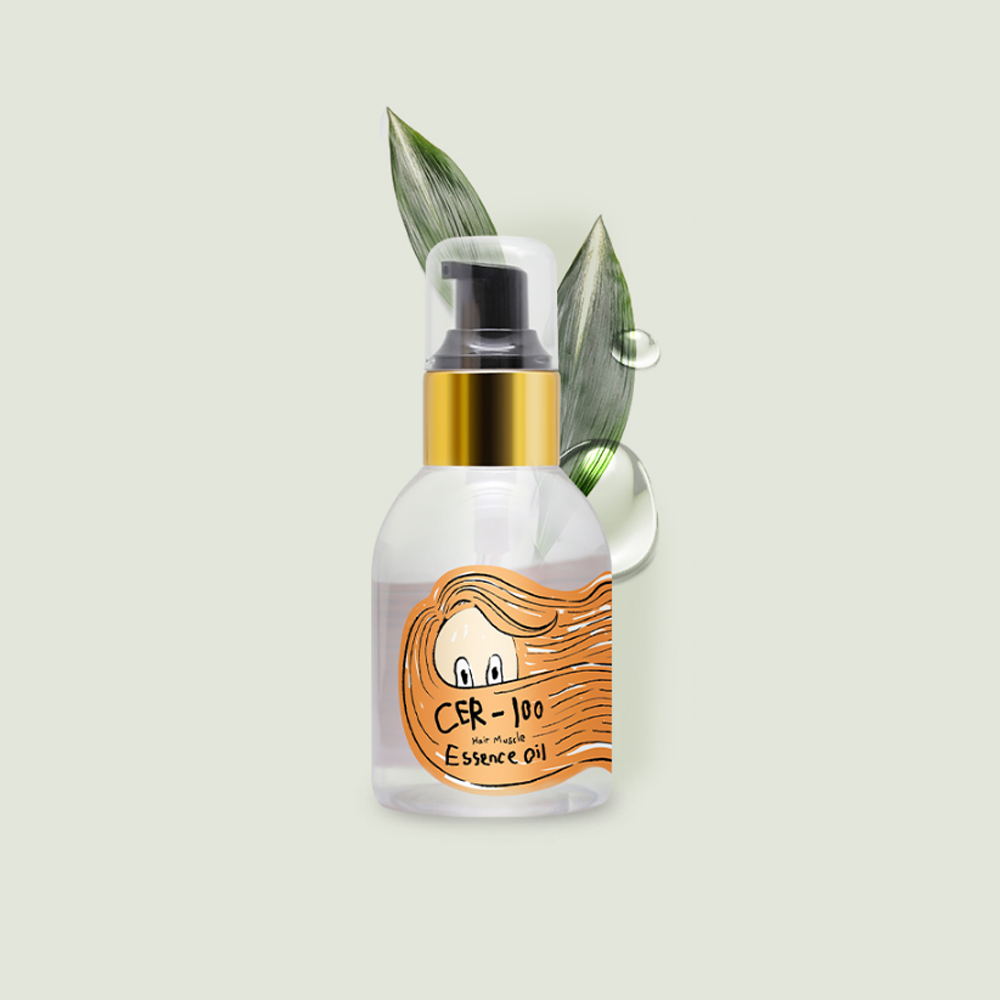 Elizavecca CER-100 hair essence oil with botanical elements for nourishing and hydration