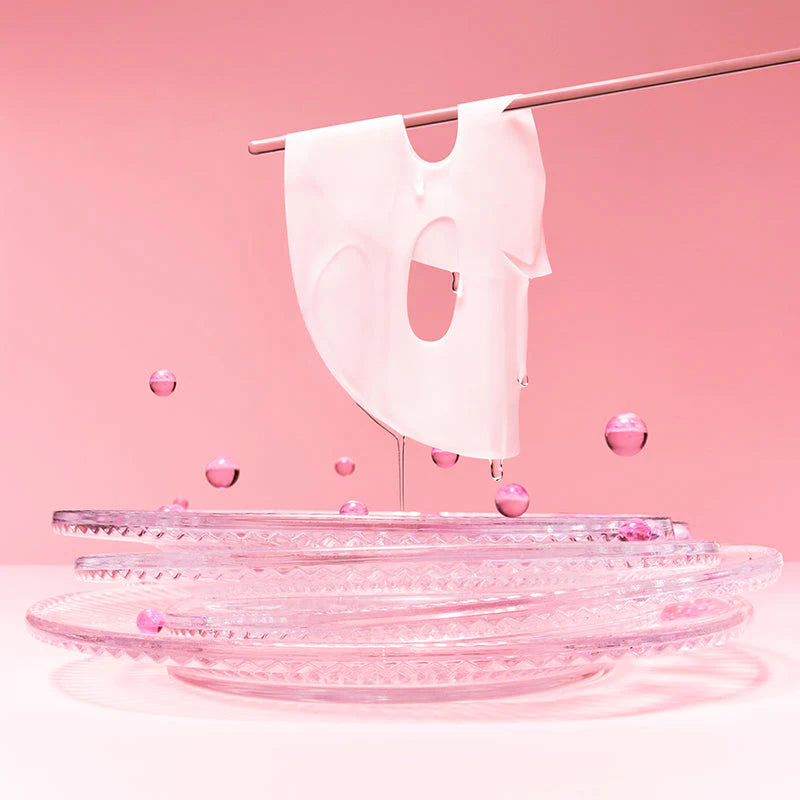 Eqqualberry Collagen hydrogel mask sheet highlighting firming and pore-refining effect