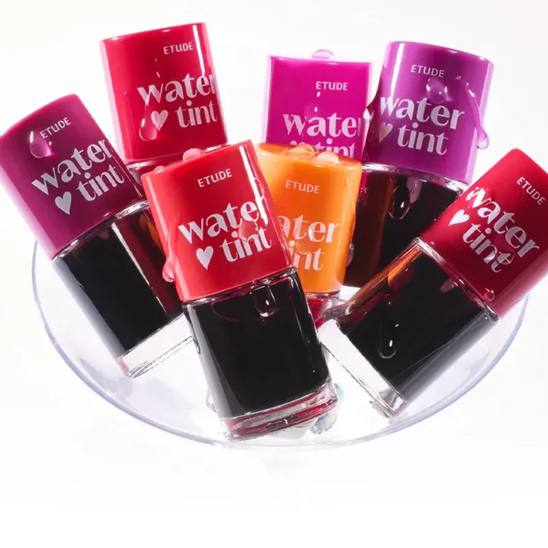 Etude water tint collection with multiple shades product display