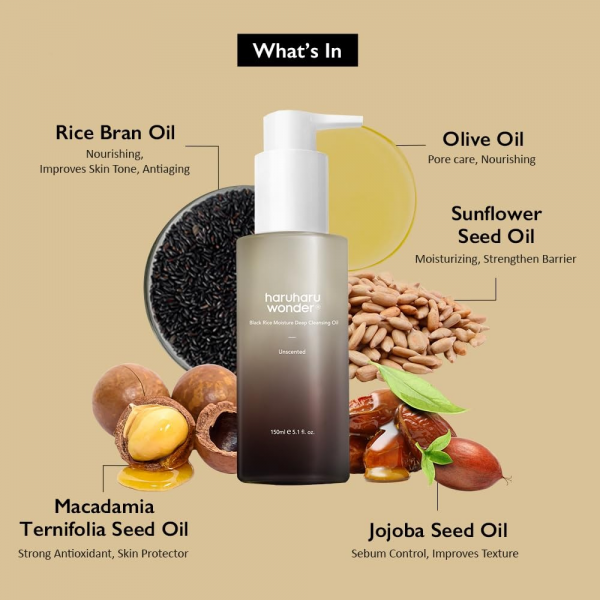 Black Rice Moisture Deep Cleansing Oil