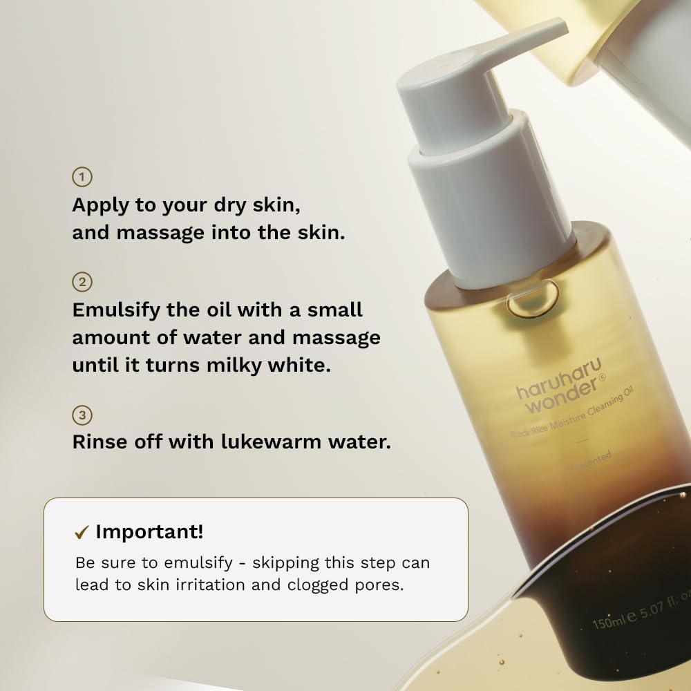 Black Rice Moisture Deep Cleansing Oil