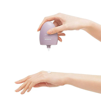 Dispensing Haruharu Wonder Black Rice Hyaluronic Cream - lightweight rich texture Korean moisturizer