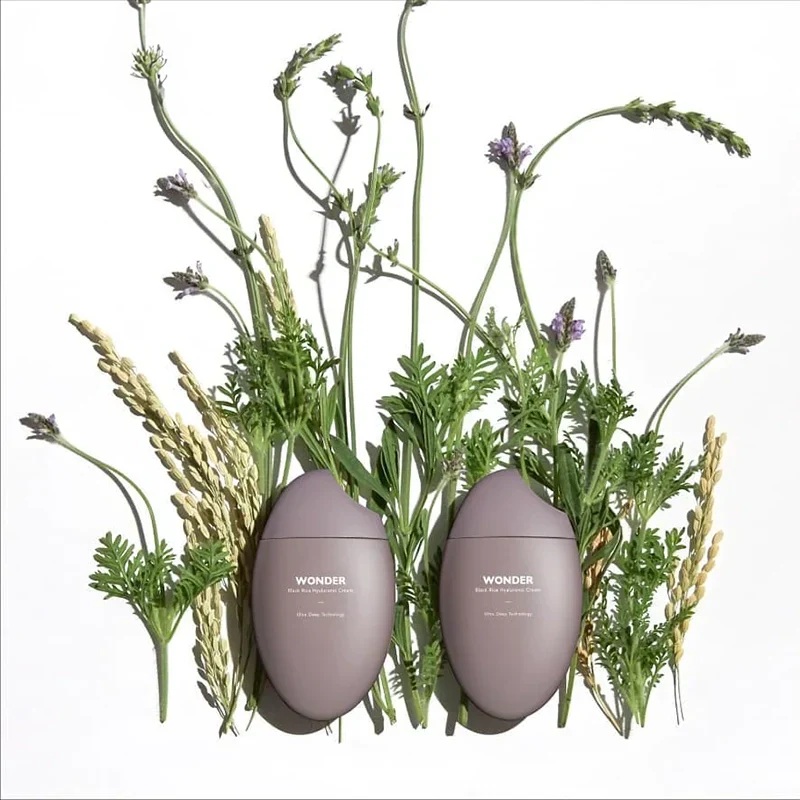 Haruharu Wonder Black Rice Hyaluronic Cream with botanical ingredients - natural Korean moisturizer with Black Rice extract