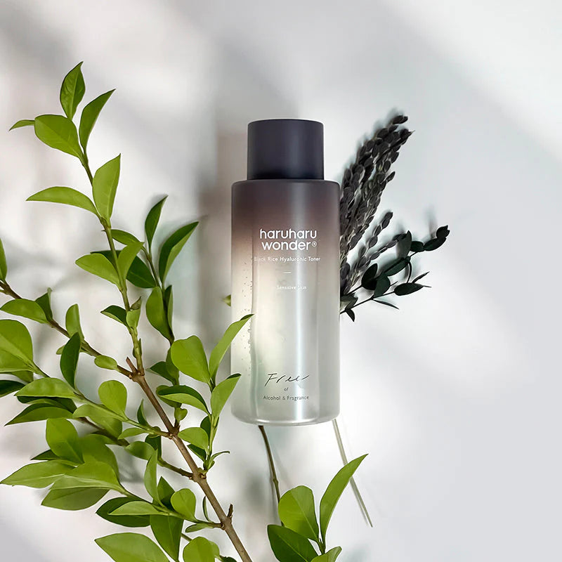 Haruharu Wonder Black Rice Hyaluronic Toner with botanical ingredients - gentle Korean toner for sensitive skin