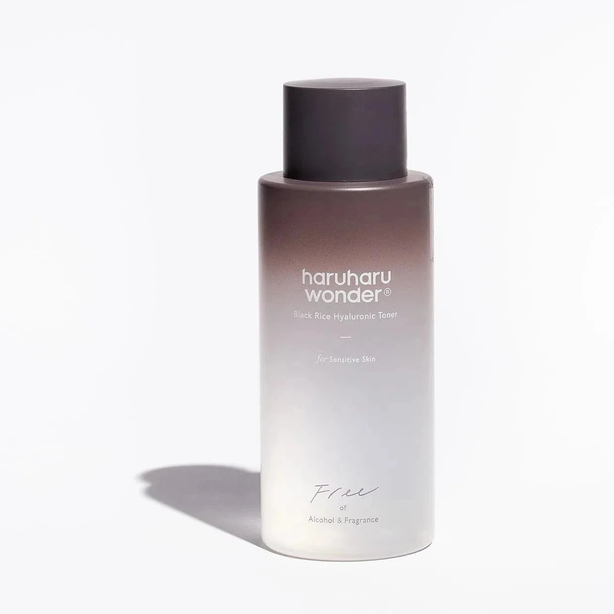 Haruharu Wonder Black Rice Hyaluronic Toner side view - fragrance-free Korean toner for all skin types