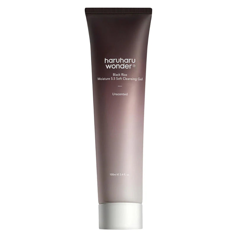 Haruharu Wonder Black Rice Moisture 5.5 Cleansing Gel - Korean pH balanced gel cleanser available in Saudi Arabia
