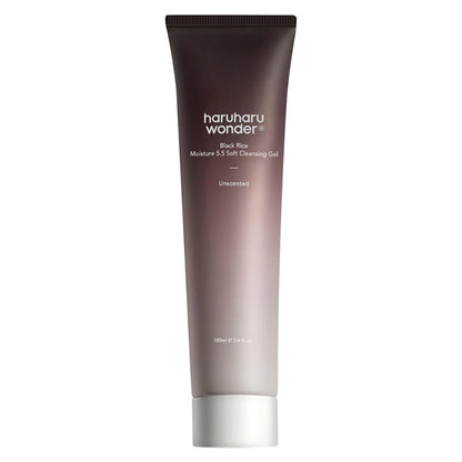 Haruharu Wonder Black Rice Moisture 5.5 Cleansing Gel - Korean pH balanced gel cleanser available in Saudi Arabia