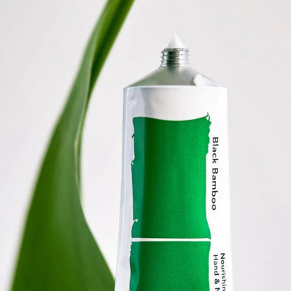 Haruharu Wonder Black Bamboo Hand Cream with botanical ingredients - calming Korean hand cream