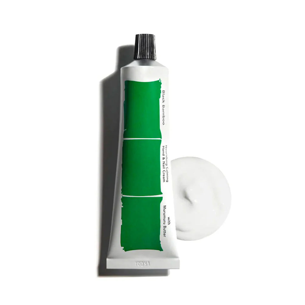 Haruharu Wonder Black Bamboo Hand Nail Cream side view - deeply nourishing Korean hand cream KSA