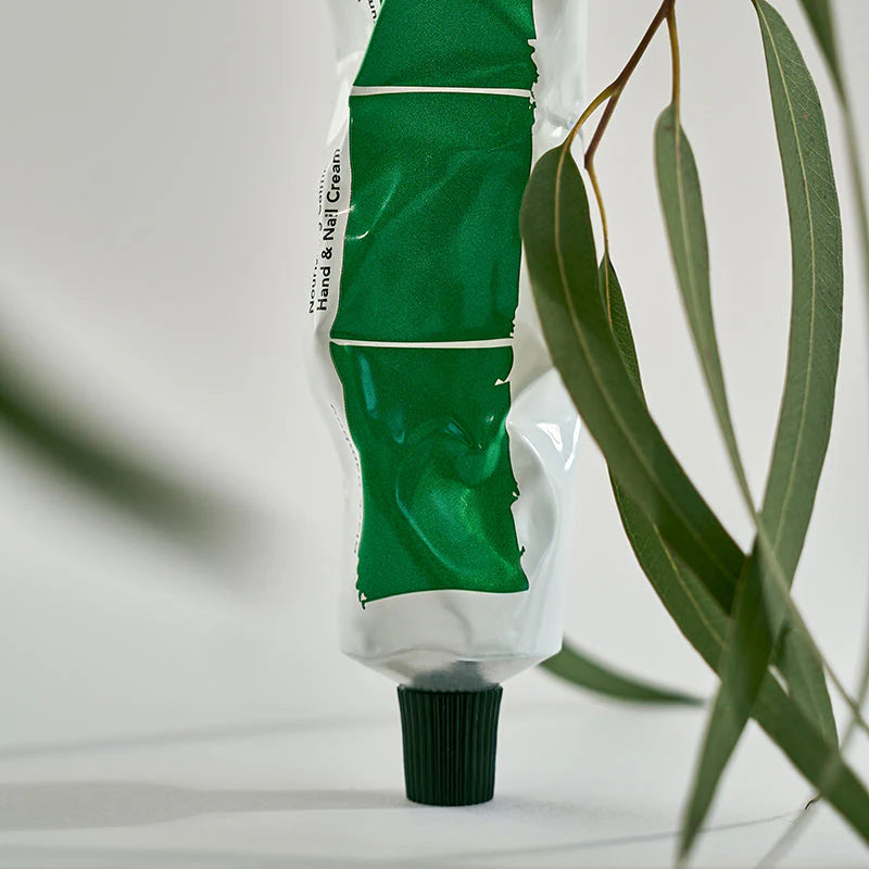 Haruharu Wonder Black Bamboo Hand Cream with bamboo leaves - nourishing Korean hand and nail cream