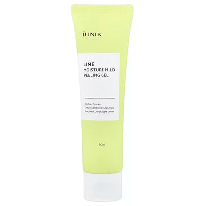 iUNIK Lime Moisture Mild Peeling Gel tube for gentle exfoliation and dead skin removal