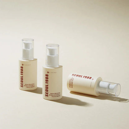 K-Secret Seoul 1988 Black Ginseng Serum collection shot - bestselling Korean anti-aging serum Riyadh Jeddah