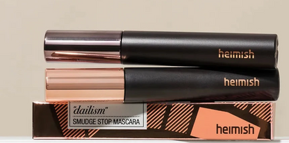 heimish Dailism Smudge Stop Mascara dual product set with packaging for daily eye makeup routine
