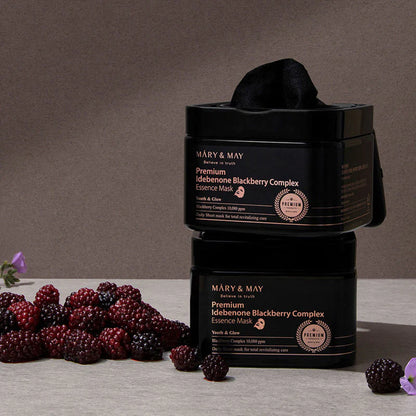 Mary & May idebenone blackberry mask antioxidant sheet mask brightening skincare