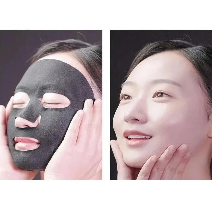 Mary & May sheet mask glowing skin hydration results Korean face mask routine