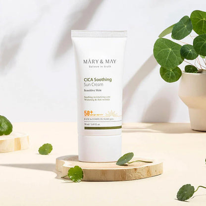 Mary & May SPF50 sunscreen face sun cream lightweight daily sun protection