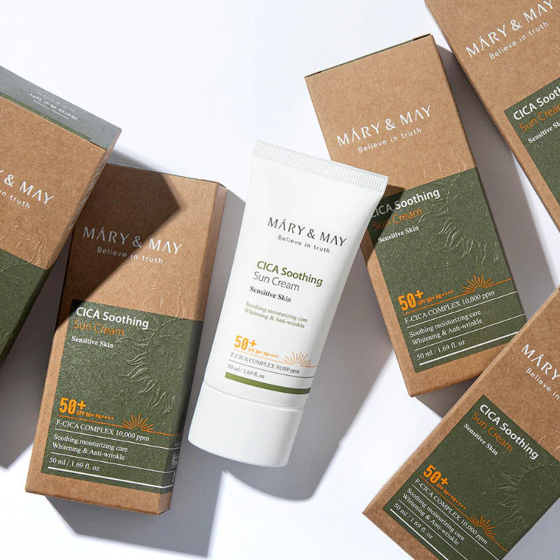 Mary & May sunscreen Korean skincare SPF50+ PA++++ sun protection face cream