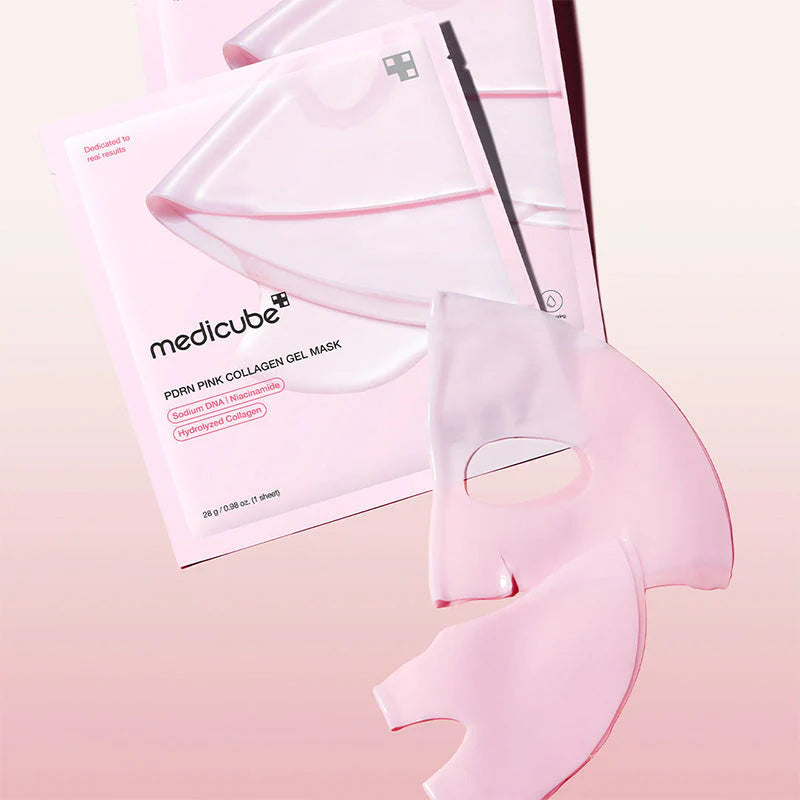 PDRN Pink Collagen Gel Mask 4Pcs