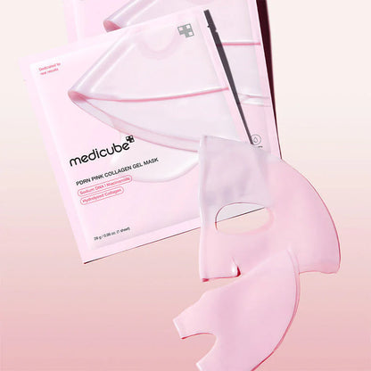 PDRN Pink Collagen Gel Mask 4Pcs