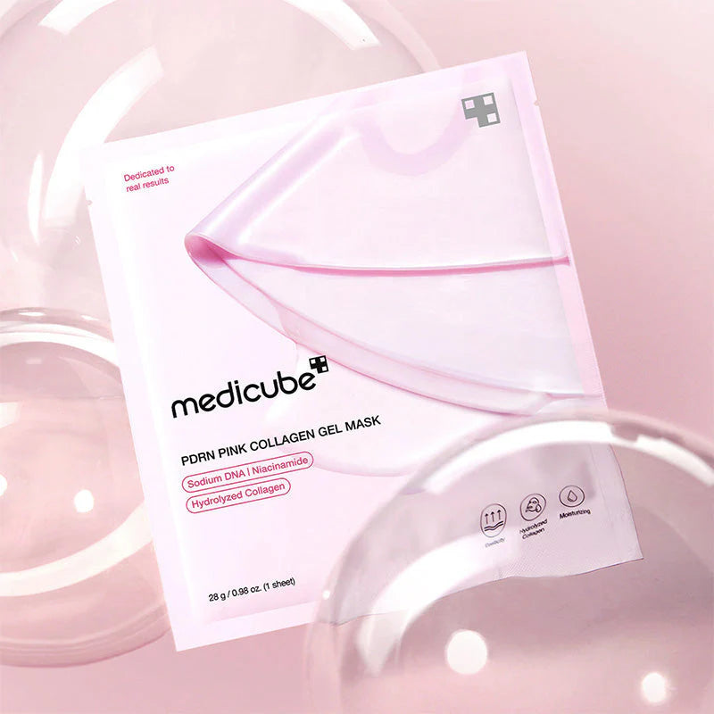 PDRN Pink Collagen Gel Mask 4Pcs