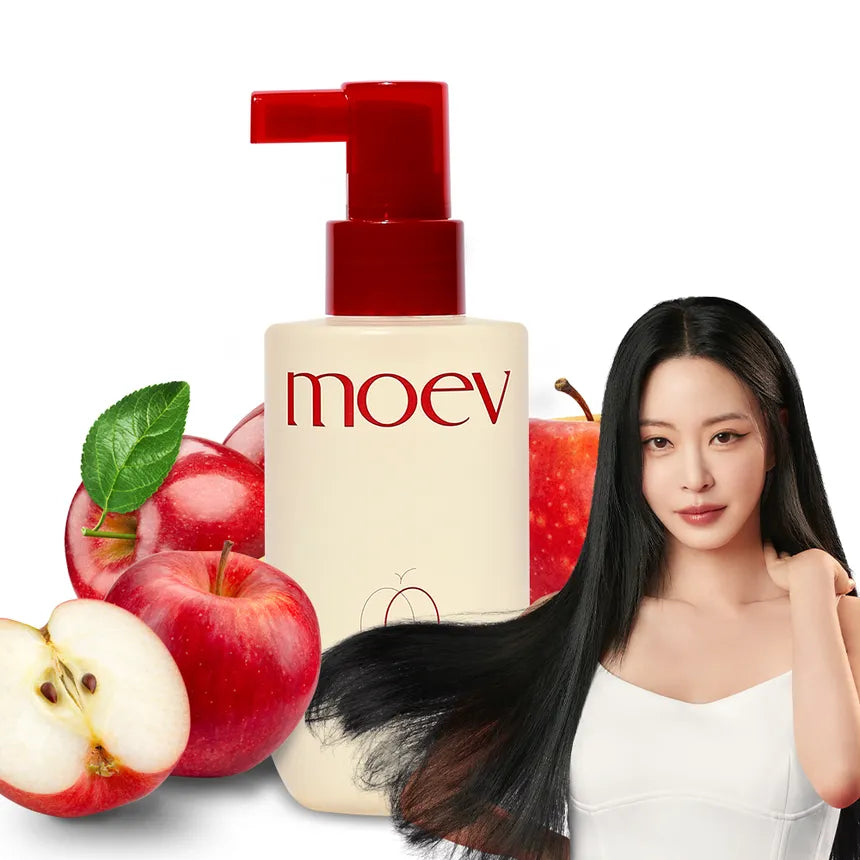 Moev Annurcatin Hair Tonic with apple elements for fresh and nourishing scalp routine