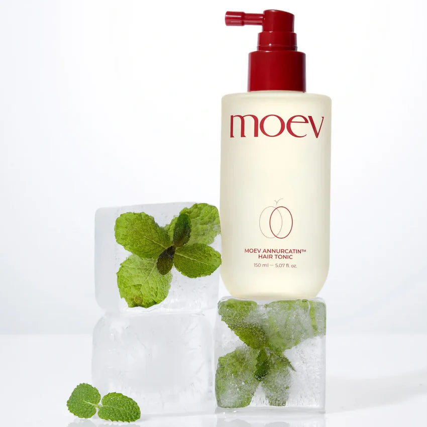 Moev Annurcatin Hair Tonic with soft liquid texture for lightweight scalp hydration