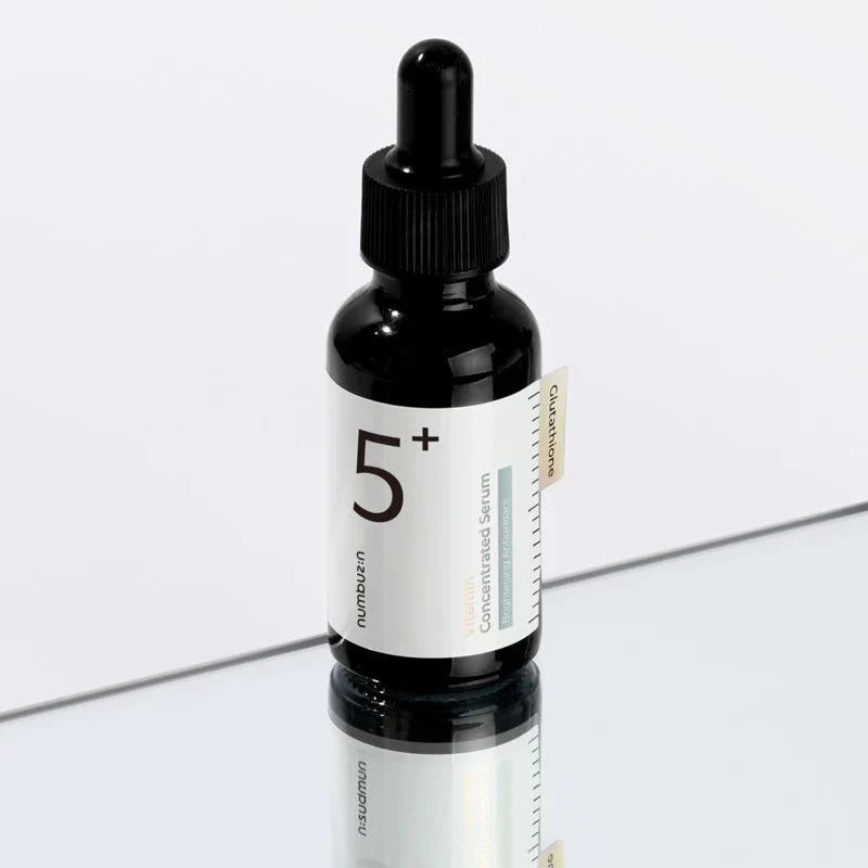 numbuzin No.5 Vitamin Concentrated Serum single bottle minimal aesthetic vitamin glow serum product