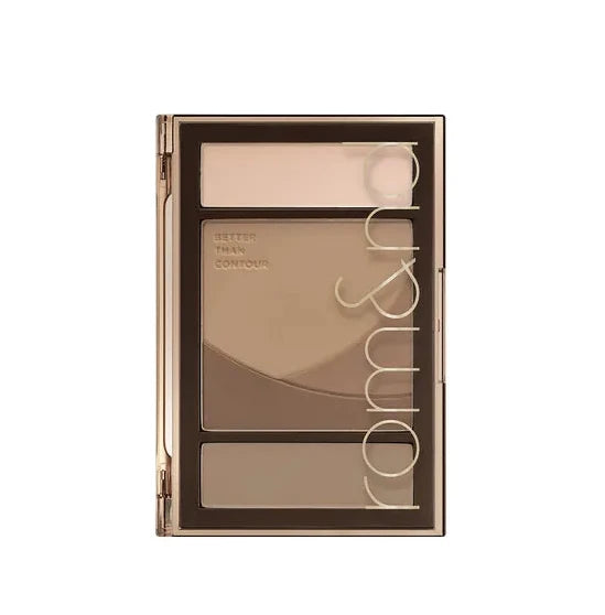 rom&nd Better Than Contour palette with three neutral contour shades in compact case