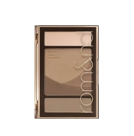 rom&nd Better Than Contour palette with three neutral contour shades in compact case