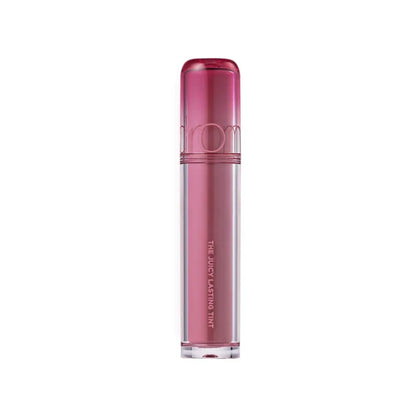 rom&nd Juicy Lasting Tint 04 Fig Fig with muted rose shade and glossy finish