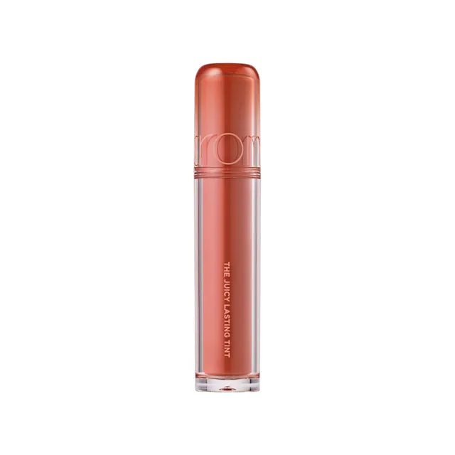 rom&nd Juicy Lasting Tint high-shine finish creates a plump and glossy lip appearance