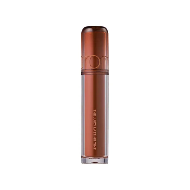 rom&nd Juicy Lasting Tint rich color payoff enhances lips with a vibrant and polished look