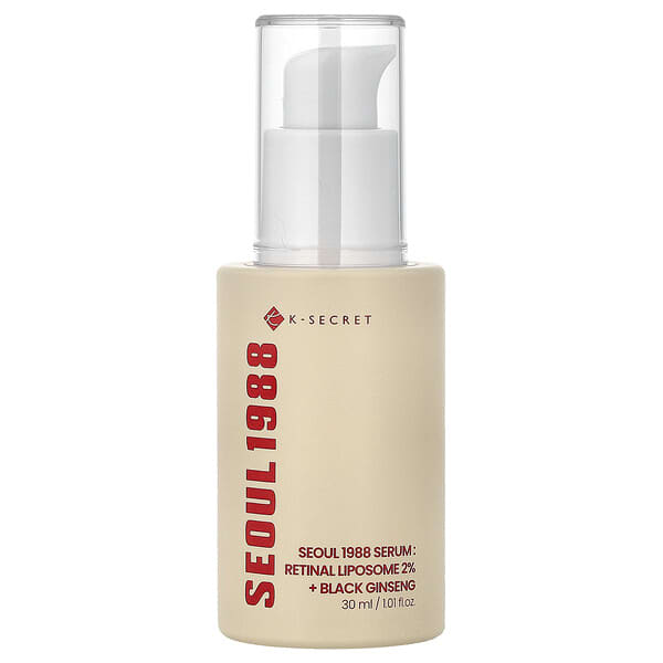 K-Secret Seoul 1988 Retinal Liposome 2% Black Ginseng Serum 30ml - Korean anti-aging serum available in Saudi Arabia