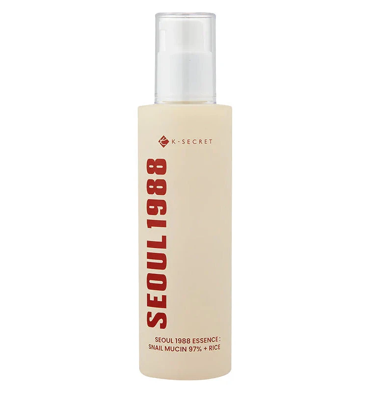 K-Secret Seoul 1988 Snail Mucin 97% + Rice Essence, Korean hydrating essence available in Saudi Arabia