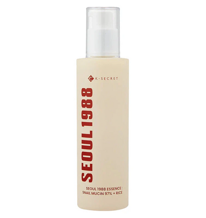K-Secret Seoul 1988 Snail Mucin 97% + Rice Essence, Korean hydrating essence available in Saudi Arabia