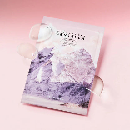 SKIN1004 Madagascar Centella Poremizing Clarifying Mask sachet minimal pink aesthetic pore care face mask